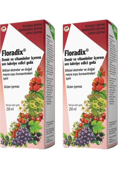 Floradix Şurup 250   ML 2 Adet