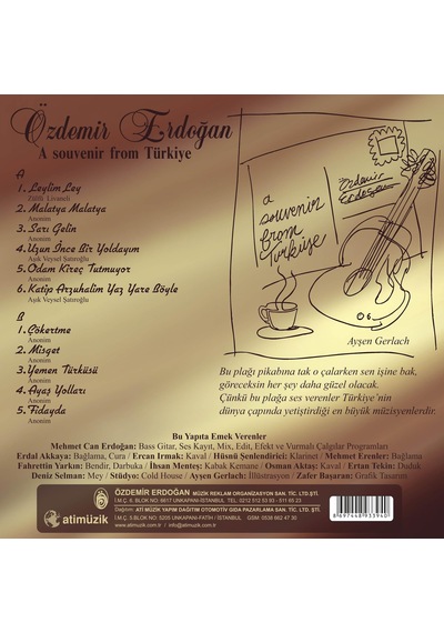 Özdemir Erdoğan - Gitarıma Türkü Öğrettim Plak