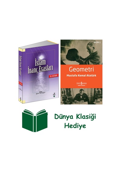 İslam İnanç Esasları El Kitabı + Geometri + Dünya Klasiği Hediye
