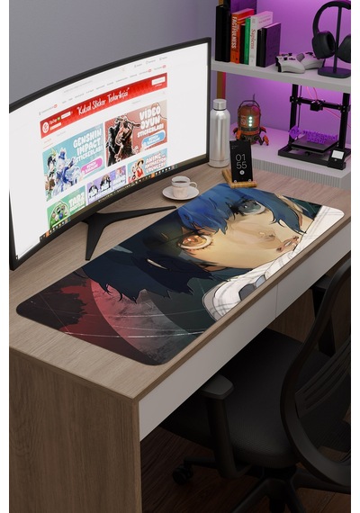 Metaphor: Refantazio Dikişli Kauçuk Oyuncu Mousepad V4 - 90x40 Xxl Gaming Mouse Pad