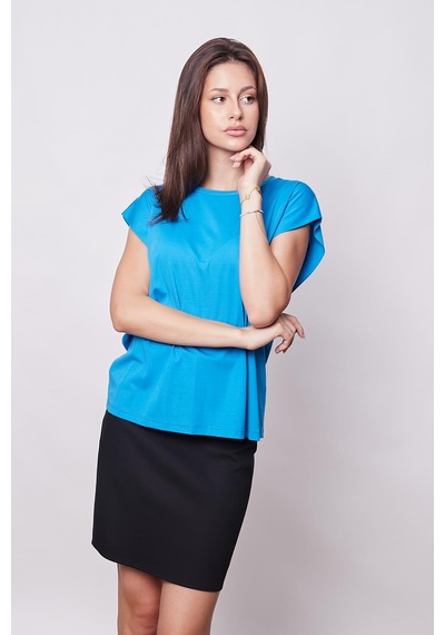 Jument Şık Likralı Span Kumaş Kolsuz Geniş Sıfır Yaka Düşük Omuzlu Basic Tshirt Bluz-mavi Mavi Jument Şık Likralı Span Kumaş Kolsuz Geniş Sıfır Yaka Düşük Omuzlu Basic Tshirt Bluz-mavi Mavi