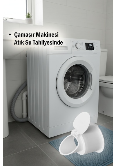 Muffmatik Silikon Çekvalf Gider Tıkacı Koku Böcek Önleyici Evye Makine Kapak 8 cm
