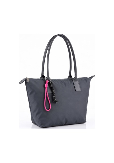Vıatox Vx-027 Kadın Geniş Hacimli Shopper Su Geçirmez Paraşüt Kumaş Astarlı & Dayanıklı Koyu Gri