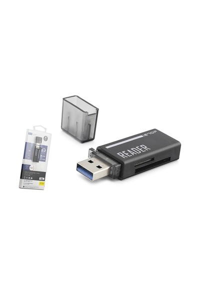 Usb Type-c 3.2 Gen1 Kart Okuyucu Sd Microsd 5 Gbps Siyah C306 Evimdeyokyok