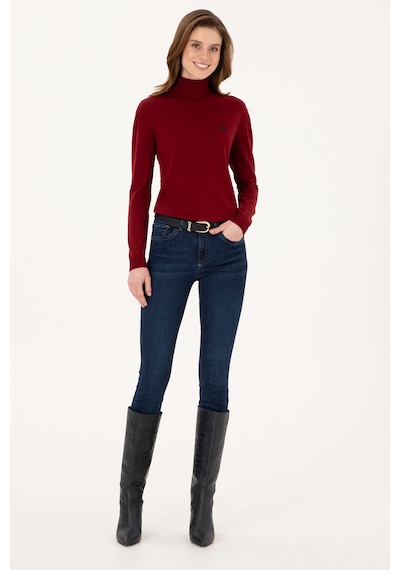 U.S. Polo Assn. U.s. Polo Assn. Kadın Bordo Kazak /triko 50313621-vr014