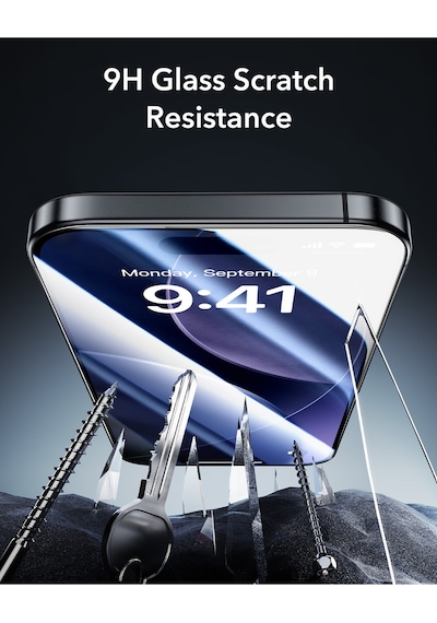 Apple Apple iPhone Uyumlu  17 Pro Ultrafit Armorite 2 Adet Cam Ekran Koruyucu
