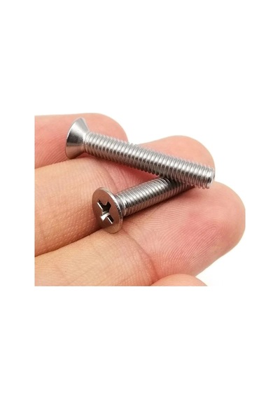 M8x80mm Yhb Vida Dın965 Yıldız Havşa Başlı Vida 10 Adet Diğer