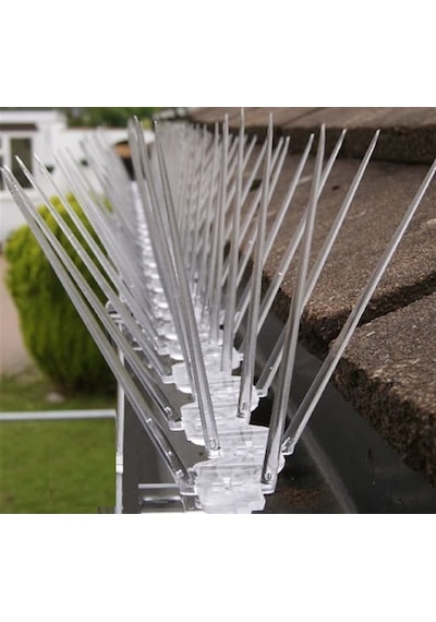 Kuş Konmaz Şeffaf 5 Adet 2.5 Metre+10 Adet Cırt Kelepçe 30 Cm N11.38599