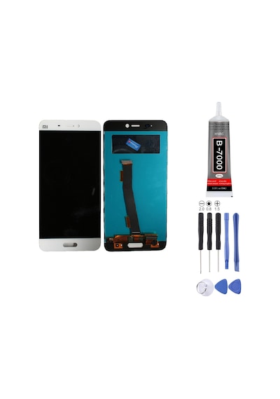Xiaomi Mi 5 Uyumlu Lcd Ekran Beyaz + Montaj Kiti