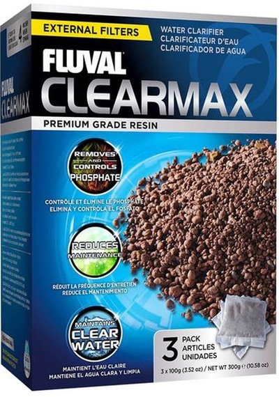 Fluval Clearmax Fosfat Nitrit Giderici Filtre Malzemesi 3x100 G