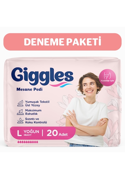 Giggles Kadın Mesane Pedi Large Yoğun 20 Adet L
