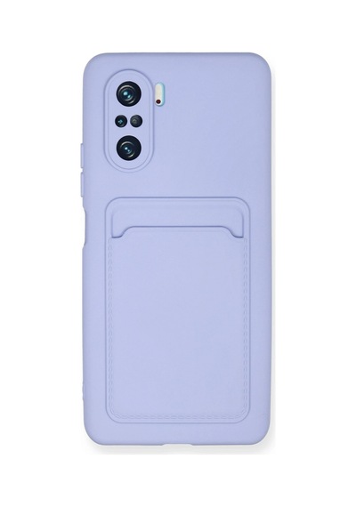 Newface - 138 - Xiaomi Mi 11i Kılıf Kelvin Kartvizitli Silikon - Csmo-tex - - Lila