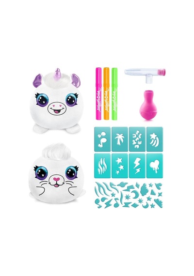 Airbrush Plush Sürpriz Mi Ni Neon Peluş 2'li Paket Çok Renkli