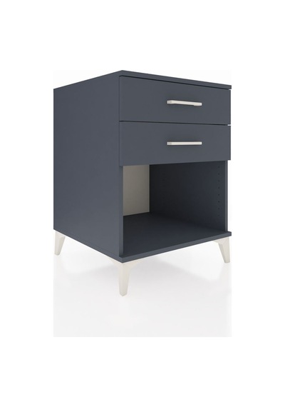 Kronos Komodin 2 Çekmeceli 60x59x80 Antrasit-antrasit Antrasit