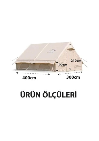 12 Kişilik 4 Mevsim Şişme Kamp Çadırı Diğer