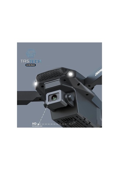 Çift Kameralı Drone Led Işıklı Wifi App Ve Uzaktan Kumanda Kontrollü Quadcopter Katlanabilir Şarjlı