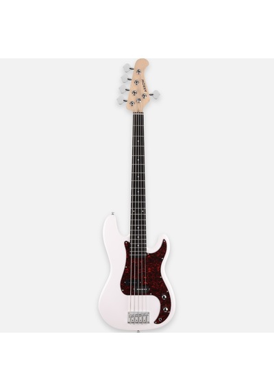 Arrow Session Bass 5 Bleached Bone White Rosewood/t-shell