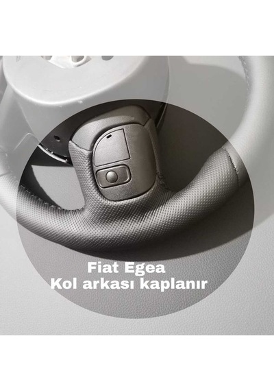 Fiat Egea Araca Özel Direksiyon Kılıfı Bentley Deri Boş Paket I Çok Renkli