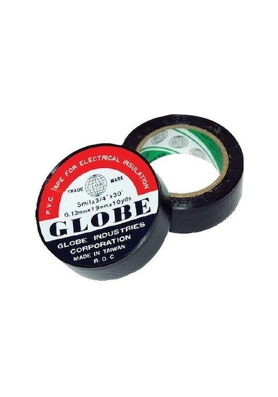 Globe İzolebant Siyah 19Mm 1 Adet