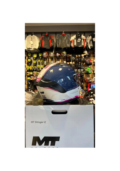 Mt Kask Ff126 Stınger 2 Core A8 Parlak Şeffaf Vizörlü Çok Renkli
