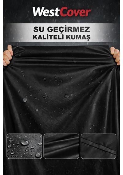 Mutt Gt Sr 250 Uyumlu Siyah Motosiklet Brandası,su Geçirmez Kar Don Güneş Korumalı Uvli Motor Örtüsü Bağlantı Klipsli Taşıma Çantalı.