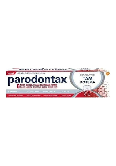 Tam Kor Beyaz Diş Macunu 75ml