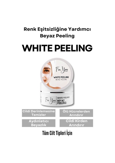White Peeling Yüz Ve Vücut Peeling Pirinç Peeling Cilt Yenileyici Bakım 100 Ml