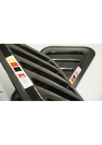 Audi Rs Logo Ön Kaput Glossy Black Air Flow Rüzgarlık