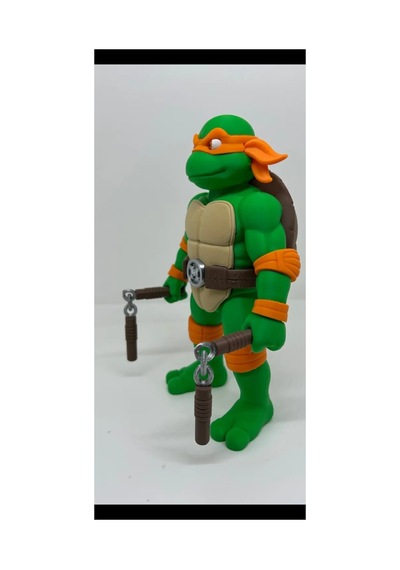 Ninja Kaplumbağalar Michalangelo Figür Ninja Turtles 20 Cm