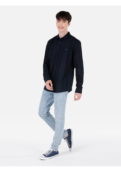 Colin's Colins 041 Danny Dar Kesim Düşük Bel Düz Paça Mavi Erkek Pantolon Cl1069460 Q1.v1 Dn43406 Denim