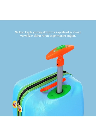 Wexta WX-411 Disney Serisi Erkek Çocuk Valizi - Mavi