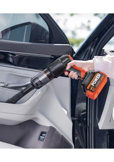 Auhma Ahv-21 20.000pa Şarjlı Araç Süpürgesi Ve Hava Üfleyici - Çift Bataryalı Profesyonel Set Diğer
