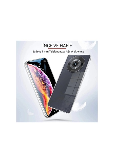 Xiaomi Redmi A3 4g Kılıf Lüx Şeffaf Silikon Düz Renkli