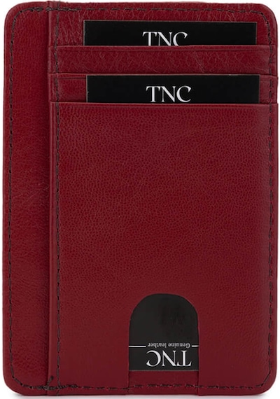 Tamer Tanca Unisex Hakiki Deri Bordo Kartlık 688 1012 Krtlk Y25 Bordo Bordo