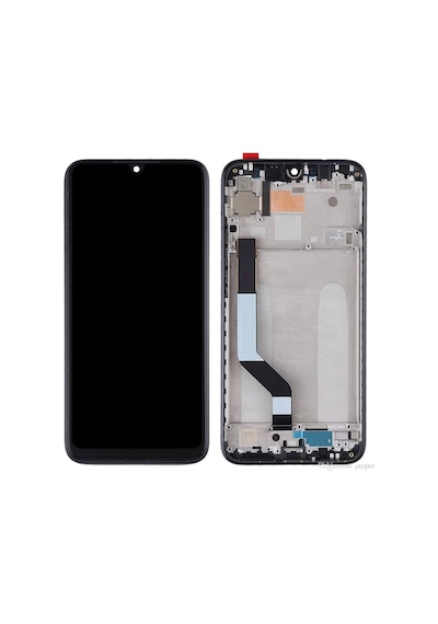 Redmi Note 7 Uyumlu Lcd Dokunmatik Ekran Çıtalı Siyah