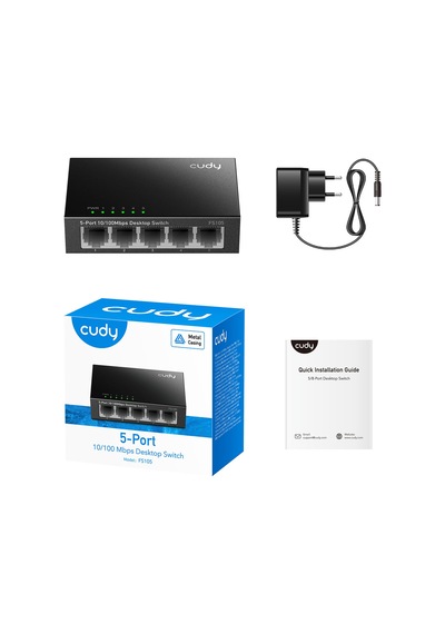Cudy Fs105 - 5-port 10/100 Mbps Metal Switch