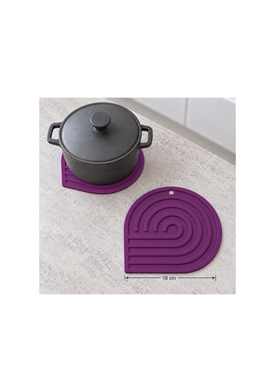 Monolıth Labirent %100 Silikon Nihale 18 Cm Mor Çok Renkli