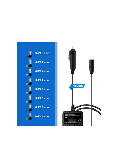 Çakmaklık Girişli 15-24V Ayarlı Araç İçi Adaptör