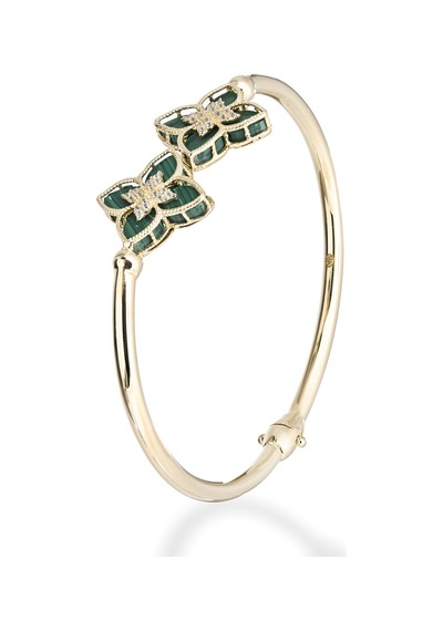 Yeşil Model Vaan Cleef Altın Bilezik 64035398