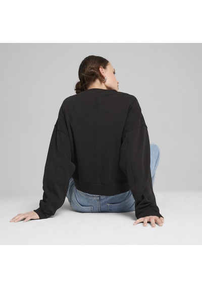 Puma Downtown Re:collectıon Crew Siyah Kadın Sweatshirt