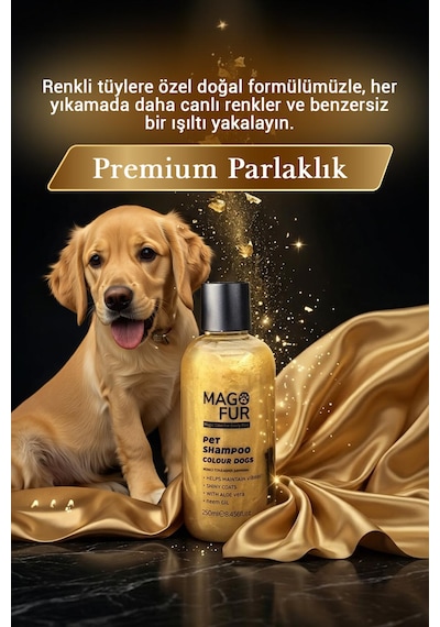 Mago Fur Renkli Tüylü Köpek Şampuanı-250 Ml