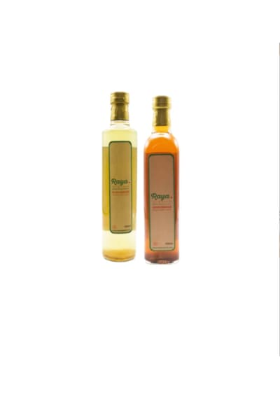 Raya Organik Organik Üzüm Sirkesi Ve Elma Sirkesi 500 Ml X 2 Set