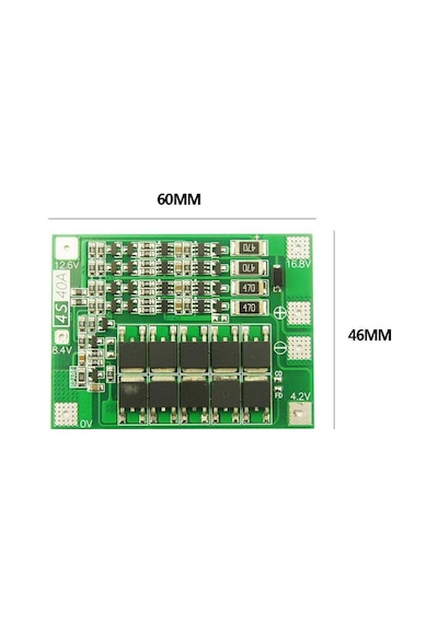 4S 40A Lityum Batarya Bms Koruma Kartı Balans Versiyon Pil Li-ion 18650 16.8V