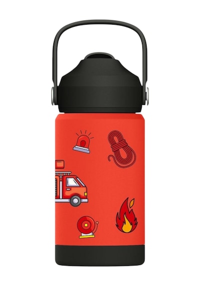 Sipnjoy - Flipsip Çocuk Su Termosu 360 Ml - Firefighter Buddy