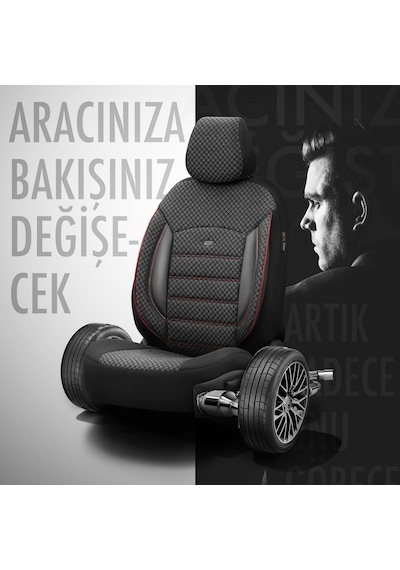 Otom Sport Plus Ekstra Destekli Özel Dokulu Oto Koltuk Kılıfı 550021759