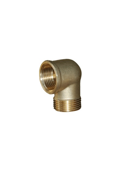 Altunay 1/2" Pirinç Pres Kuyruklu Dirsek