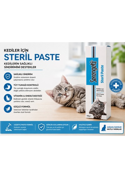 Kısırlaştırılmış Kediler İçin Steril Macun 100 Gr