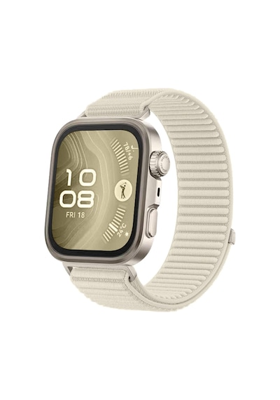 Huawei Band 11 / 11 Pro Kordon Dalgalı Cırt Cırt Hasır Strap