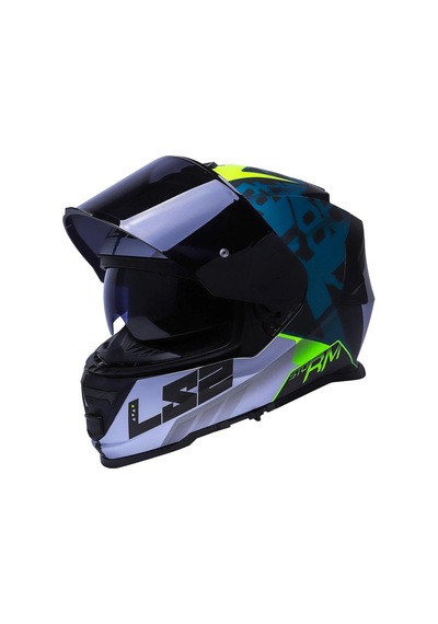 Ls2 Storm 2 Sprinter Siyah Vizör Kask Gri - Siyah