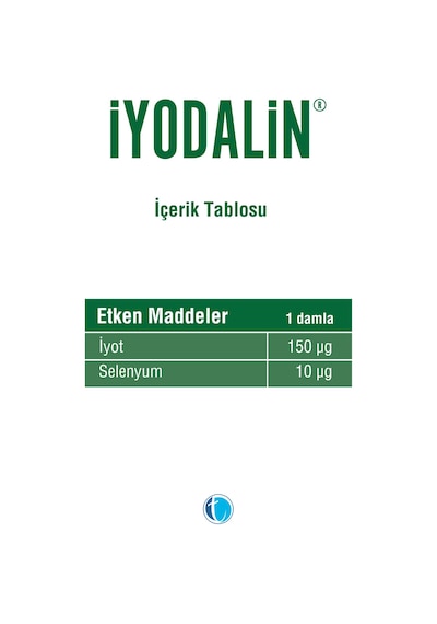Iyodalin Iyot & Selenyum 25 25Ml 8680133001093